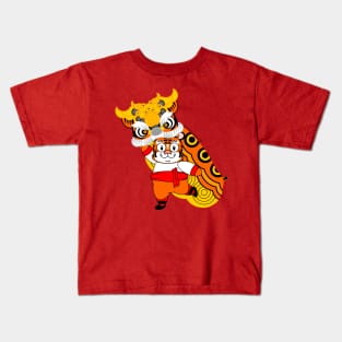 CNY: YEAR OF THE TIGER - LORD TIGER DANCER Kids T-Shirt